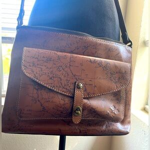 Patricia Nash Atlas print crossbody BAG
